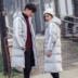 Chống mùa cặp vợ chồng cotton coat nam phần dài Hàn Quốc thanh niên dày bông áo khoác nữ xuống bông pad mùa đông áo khoác sinh viên áo the north face Trang phục Couple