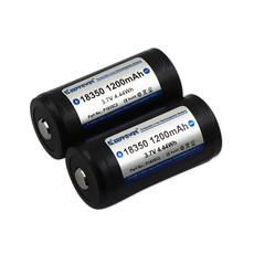 Аккумулятор 18650 keeppower 1200mah 加保护板18350手电筒电池 p1835c2
