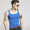 Mùa hè vest nam tight-fitting quảng trường cổ áo Slim tập thể dục cotton chủ đề căng thanh niên thể thao gần-phù hợp mồ hôi