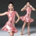 2019 Trang phục khiêu vũ Latin cho trẻ em gái mùa hè tay áo mới thực hành quần áo thi đấu cho trẻ em - Trang phục
