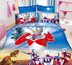 Bộ đồ giường Cartoon Captain America Duvet Quilt Boy Ba mảnh Avengers Four-Piece Sheet Iron Man Bộ đồ giường bốn mảnh