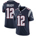 Bóng đá NFL Jersey Patriots Patriot 12 BRADY Brady II Áo thêu huyền thoại Rugby và bóng bầu dục bóng bầu dục