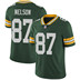 NFL Football Jersey đóng gói Green Bay đóng gói 87 NELSON II huyền thoại thêu Jersey bóng rugby bóng bầu dục