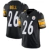 NFL quần áo bóng đá Pittsburgh Steelers thép người 26 # BELL thế hệ thứ hai huyền thoại thêu jersey găng tay bóng bầu dục bóng bầu dục