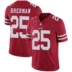 NFL quần áo bóng đá San Francisco 49 người 49ers 25 SHERMAN tân binh thế hệ thứ hai huyền thoại thêu jersey bóng bầu dục