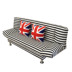 căn hộ nhỏ cho thuê cửa hàng gấp giường sofa đơn giản đa chức năng phòng khách sofa vải kép mục đích ghế sofa nhỏ - Ghế sô pha các mẫu ghế sofa nhỏ gọn Ghế sô pha