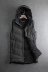 Của nam giới coat thêm dày bông vest mùa đông có thể tháo rời cap dài vest vest vai áo vest thủy triều đơn giản 06