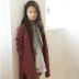 2018 mùa xuân mới Hàn Quốc phiên bản của mùa xuân và mùa thu cô gái dài tay trẻ em phụ nữ trẻ em lớn áo khoác áo khoác dài áo sơ mi mỏng áo ấm cho bé Áo khoác