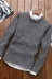 Hàng ngày khuyến mãi mùa đông người đàn ông mới của áo len vòng cổ áo thun retro lỏng dày đan áo len nam áo khoác