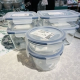 Ikea Ikea 365+ Food Box Термическое стекло, покрывающее круглую квадратную свежую коробку, пищевую антибактериальную запечатанную коробку