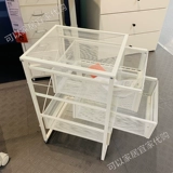 IKEA искренняя покупка Lenatt -Drawer хранения кабинета офис белый шкаф для хранения шкаф