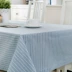 Không in kiểu Nhật sọc đơn giản cotton tốt và vải lanh đơn giản hiện đại vải vải bàn cà phê khăn trải bàn TV quầy vải khăn trải bàn cute Khăn trải bàn