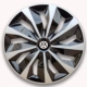 15 -INCH TT Silver Black (4 установка)