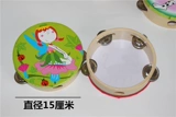 Барабан для младенца, бубен, погремушка, музыкальные инструменты для детского сада, 1-3-6 лет