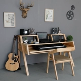 Рабочий музыкальный металлофон из натурального дерева, рабочая клавиатура, «сделай сам»
