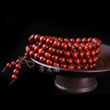 Браслет из сандалового дерева из розового дерева, деревянные четки из круглых бусин из грецкого ореха, 108 бусин