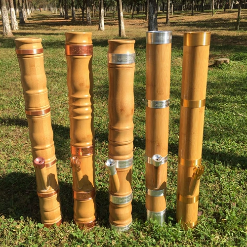 Аутентичная сигаретная трубка с водой Jinzhu Yunnan Specialty Water Sucarette Bag Natural Bamboo Sigarette Tip