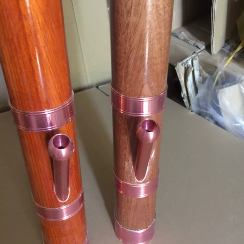 Натуральный маленький кальян из старинного материала, 42×5см