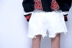 Giải phóng mặt bằng trẻ em của jazz đường phố cô gái nhảy jazz cao eo denim ngắn quần nóng lỏng lỗ đinh tán Hàn Quốc phổ biến triều Quần jean
