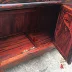 Gỗ hồng mộc đỏ bốn cửa tủ bánh mì lưu trữ tủ bên tủ Sian gỗ hồng sắc gỗ gụ đồ gỗ rắn - Bàn / Bàn