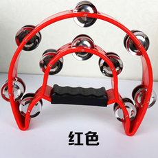 Детский бубен ktv手摇铃酒吧娱乐ktv用品摇铃敲打助兴工具手铃幼儿园老师用手铃