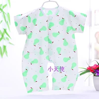 Комбинезон из хлопкового шелка с короткими рукавами Qingli