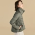 [129 nhân dân tệ] mùa đông mới xuống áo khoác dày lớn ve áo màu xám vịt xuống áo khoác ngắn xuống áo khoác nữ