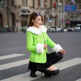 Короткое шерстяное пальто, демисезонный плащ с бантиком, подходит для подростков, 2019, в корейском стиле, увеличенная толщина