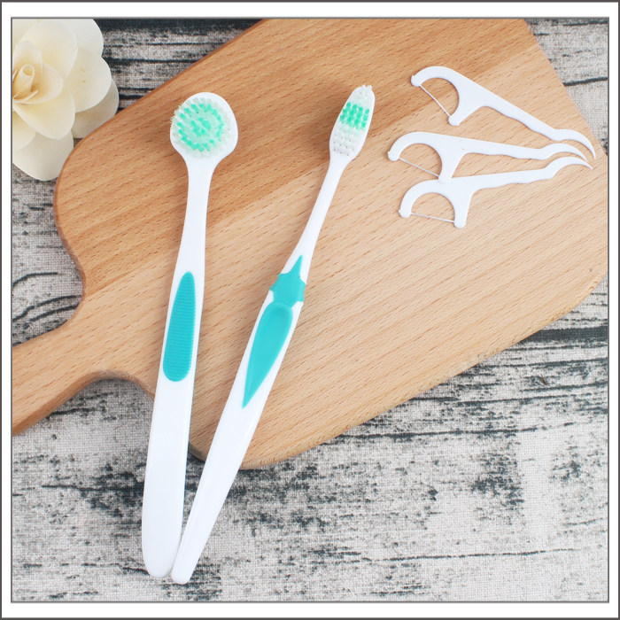 包邮口腔清洁护理工具8件套 洁齿洗牙套装洗漱工具用具 舌苔清洁牙刷