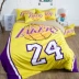 Lakers Kobe vỏ gối sinh viên độc thân hâm mộ bóng rổ ký túc xá đặt đàn ông ăn gối gà tiêu chuẩn 48 * 74 - Gối trường hợp
