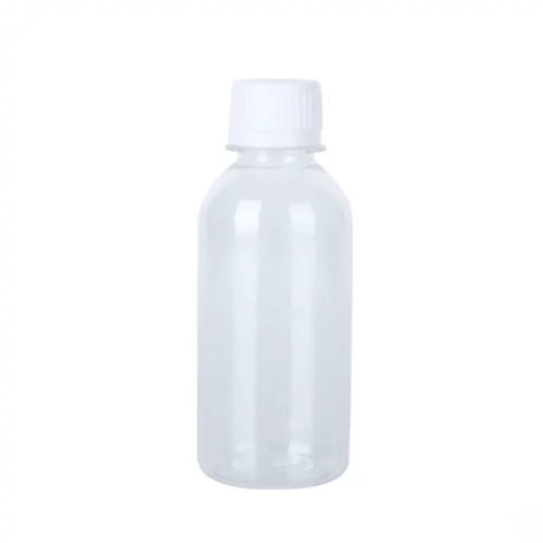 Прозрачная пластиковая бутылка, тара со шкалой, 50 мл, анти-кража