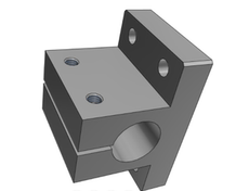 Химическое оборудование 光轴菱型卧式固定支撑座shf8加厚安装支架加厚光轴支撑座4安装孔