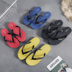 Flip-flops nam mùa hè non-slip rắn xu hướng màu cá tính Hàn Quốc phiên bản của dép và dép đi trong nhà pinch giày bãi biển của nam giới ngoài trời dày dưới Dép