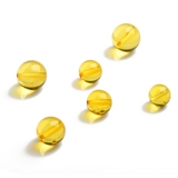 [流光家 2-12mm  金珀圆珠 diy散珠 108佛珠  原矿打磨 可出证书]