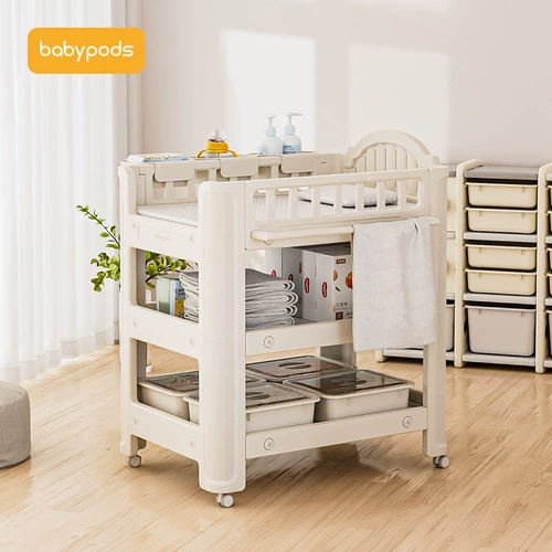 Кроватка, лечебный пеленальный столик, универсальный детский массажер для новорожденных
