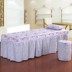 Ưu đãi đặc biệt miễn phí vận chuyển Beauty Massage toàn thân bedspread bedspread 4 gia đình bốn người đứng đầu vuông vẻ đẹp tròn bộ giường salon - Trang bị tấm ga trải giường spa đẹp Trang bị tấm