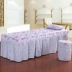 Ưu đãi đặc biệt miễn phí vận chuyển Beauty Massage toàn thân bedspread bedspread 4 gia đình bốn người đứng đầu vuông vẻ đẹp tròn bộ giường salon - Trang bị tấm mẫu ga trải giường spa Trang bị tấm