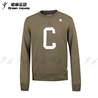 Converse Essentials Mùa thu nam mới thoáng khí Áo thể thao thông thường Áo len 10005554-A01 - Thể thao lông cừu / jumper sweater trắng