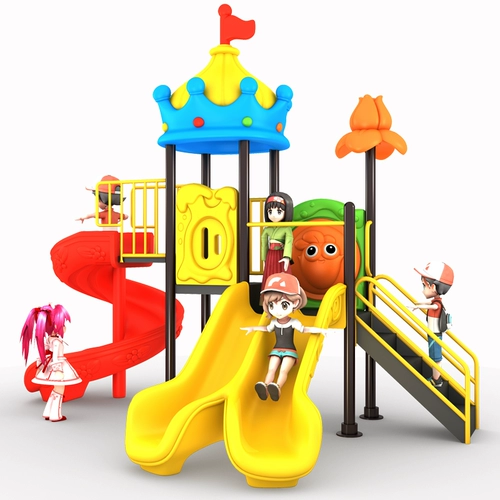 Уличная горка для детского сада, пластиковая игрушка для парков развлечений в помещении, оборудование