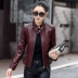 Áo khoác da nữ bằng da ngắn đoạn 2019 xuân mới phiên bản Hàn Quốc của áo khoác da xe máy giảm béo eo cao - Quần áo da áo khoác da bò Quần áo da