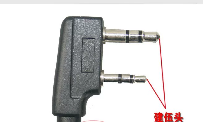 Hot -selling intercom headset Single -headed single -line single -hole pull line QuanSheng K M Y three plugs