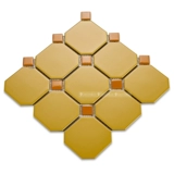 Желтая нескользящая черная розовая зеленая белая мозаика