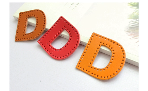 Сумка ручной работы, упаковка, ключи от машины, брелок, украшение на сумку, набор материалов с буквами, «сделай сам», из натуральной кожи