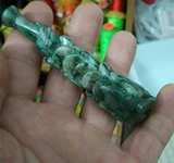 Натуральная мужская курительная трубка из нефрита из натурального камня, подарок на день рождения