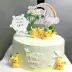 Trang trí bánh sinh nhật trang trí 6 đồ tạo tác cho thú cưng elf Pikachu búp bê búp bê nướng video - Trang trí nội thất