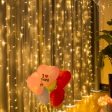 Рождественский светодиодный подвесной светильник для спальни, ткань, украшение для ногтей