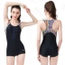 Áo tắm nữ một góc phẳng kiểu Anh áo tắm nữ 廋 swimsuit Đồ bơi bảo thủ bụng có kích thước lớn đồ bơi liền thân nữ Bộ đồ bơi One Piece