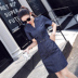 Trạm châu âu mùa hè mới slim slimming bag hip phần dài denim váy mùa hè váy giản dị phần mỏng Một từ váy đầm xòe A-Line Váy