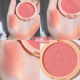 Jill Leen Blush Ánh sáng cao Tích hợp Tấm Kem Orange Bean Sand Color Nude Makeup Natural Sun Red 01 # Pink Silkworm màu mắt 3ce