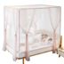 Giường ngủ lưới chống muỗi thả nhà công chúa gió đôi yurt 1,5m1,8 giường 幔 khung dây kéo - Lưới chống muỗi màn chụp chống muỗi gấp gọn Lưới chống muỗi